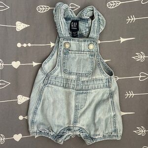 GAP Denim Light Blue Baby Denim Shortall